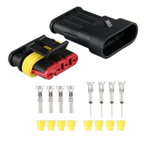 IMC  5 ŰƮ 4    ̾ Ŀ ÷/IMC hot 5 Kit 4 Pin Way Waterproof Electrical Wire Connector Plug